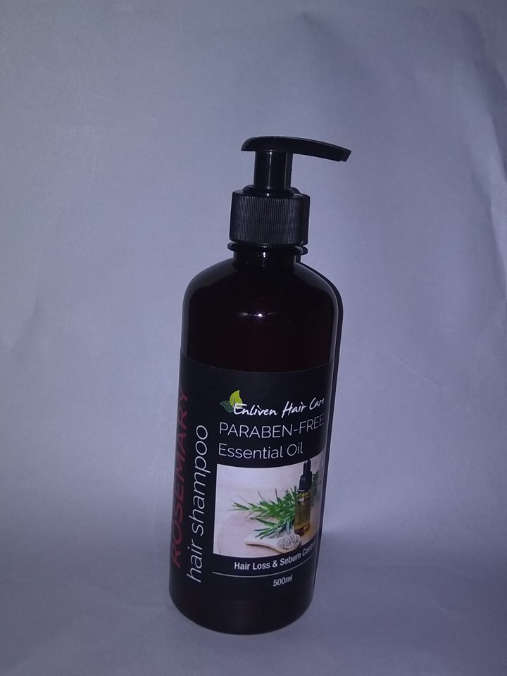 Rosemary Hair Essential oil Shampoo 500ml Enliven Hair Care